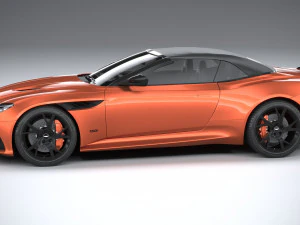Aston Martin DBS Superleggera Volante 2020 3D Model