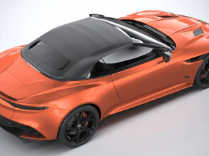 Aston Martin DBS Superleggera Volante 2020 3D Model
