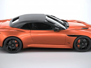 Aston Martin DBS Superleggera Volante 2020 3D Model