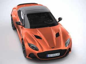 Aston Martin DBS Superleggera Volante 2020 3D Model