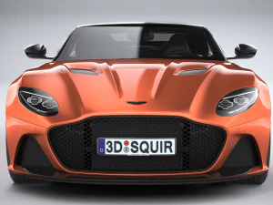 Aston Martin DBS Superleggera Volante 2020 3D Model