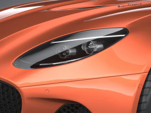 Aston Martin DBS Superleggera Volante 2020 3D Model