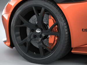 Aston Martin DBS Superleggera Volante 2020 3D Model