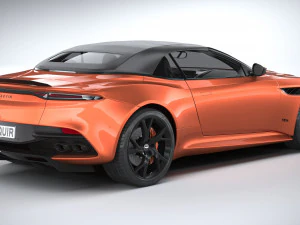 Aston Martin DBS Superleggera Volante 2020 3D Model