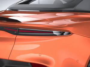 Aston Martin DBS Superleggera Volante 2020 3D Model