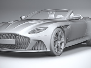 Aston Martin DBS Superleggera Volante 2020 Model 3D