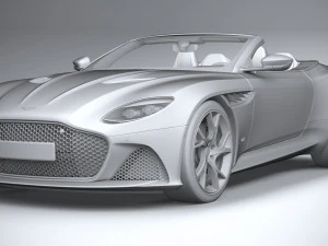 Aston Martin DBS Superleggera Volante 2020 3D Model