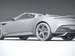 Aston Martin DBS Superleggera Volante 2020 Model 3D
