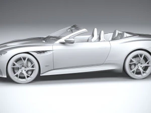 Aston Martin DBS Superleggera Volante 2020 3D Model