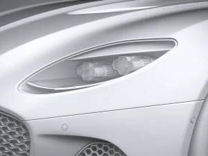 Aston Martin DBS Superleggera Volante 2020 3D Model