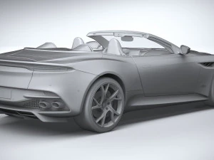 Aston Martin DBS Superleggera Volante 2020 3D Model