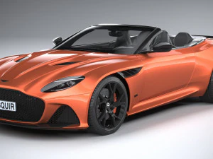 Aston Martin DBS Superleggera Volante 2020 3D Model