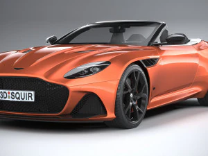 Aston Martin DBS Superleggera Volante 2020 3D Model