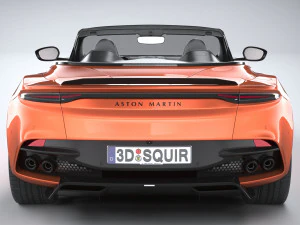 Aston Martin DBS Superleggera Volante 2020 3D Model