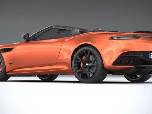 Aston Martin DBS Superleggera Volante 2020 3D Model