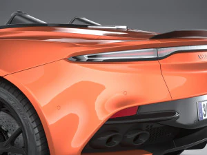 Aston Martin DBS Superleggera Volante 2020 3D Model