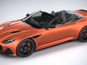 Aston Martin DBS Superleggera Volante 2020 3D Model