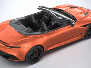 Aston Martin DBS Superleggera Volante 2020 3D Model