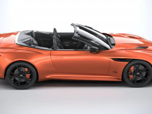 Aston Martin DBS Superleggera Volante 2020 3D Model