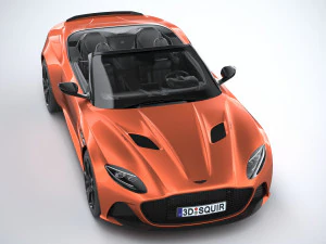 Aston Martin DBS Superleggera Volante 2020 3D Model