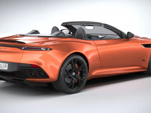 Aston Martin DBS Superleggera Volante 2020 3D Model