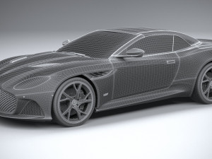 Aston Martin DBS Superleggera Volante 2020 Model 3D