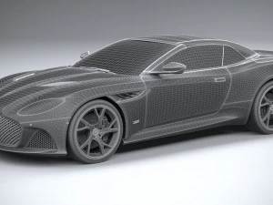 Aston Martin DBS Superleggera Volante 2020 3D Model