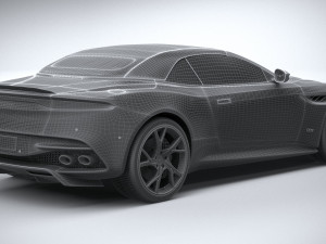 Aston Martin DBS Superleggera Volante 2020 Model 3D