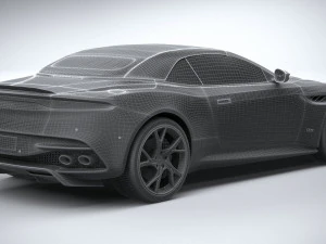 Aston Martin DBS Superleggera Volante 2020 3D Model
