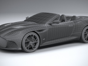 Aston Martin DBS Superleggera Volante 2020 Model 3D