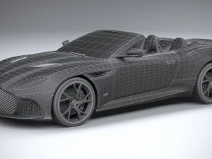 Aston Martin DBS Superleggera Volante 2020 3D Model