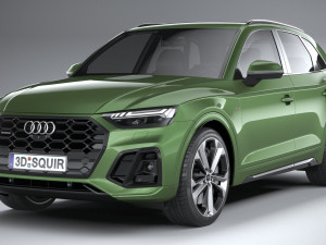 Audi Q5 S-line 2021 3D 모델
