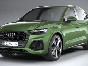 Audi Q5 S-line 2021 3D Model