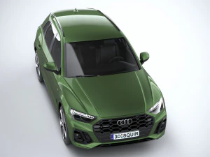 Audi Q5 S-line 2021 3D Model