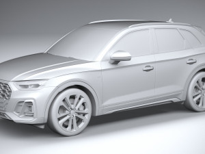 Audi Q5 S-line 2021 3D 모델