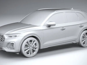 Audi Q5 S-line 2021 3D Model