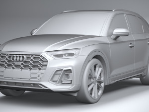 Audi Q5 S-line 2021 3D 모델