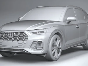 Audi Q5 S-line 2021 3D Model