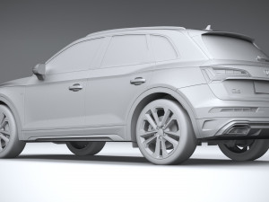 Audi Q5 S-line 2021 3D 모델