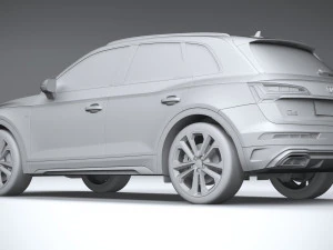 Audi Q5 S-line 2021 3D Model