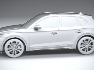 Audi Q5 S-line 2021 3D 모델