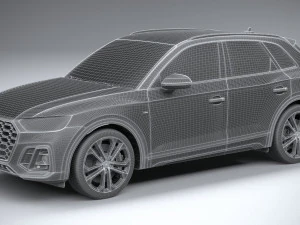 Audi Q5 S-line 2021 3D Model