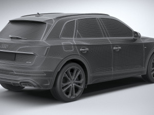 Audi Q5 S-line 2021 3D 모델