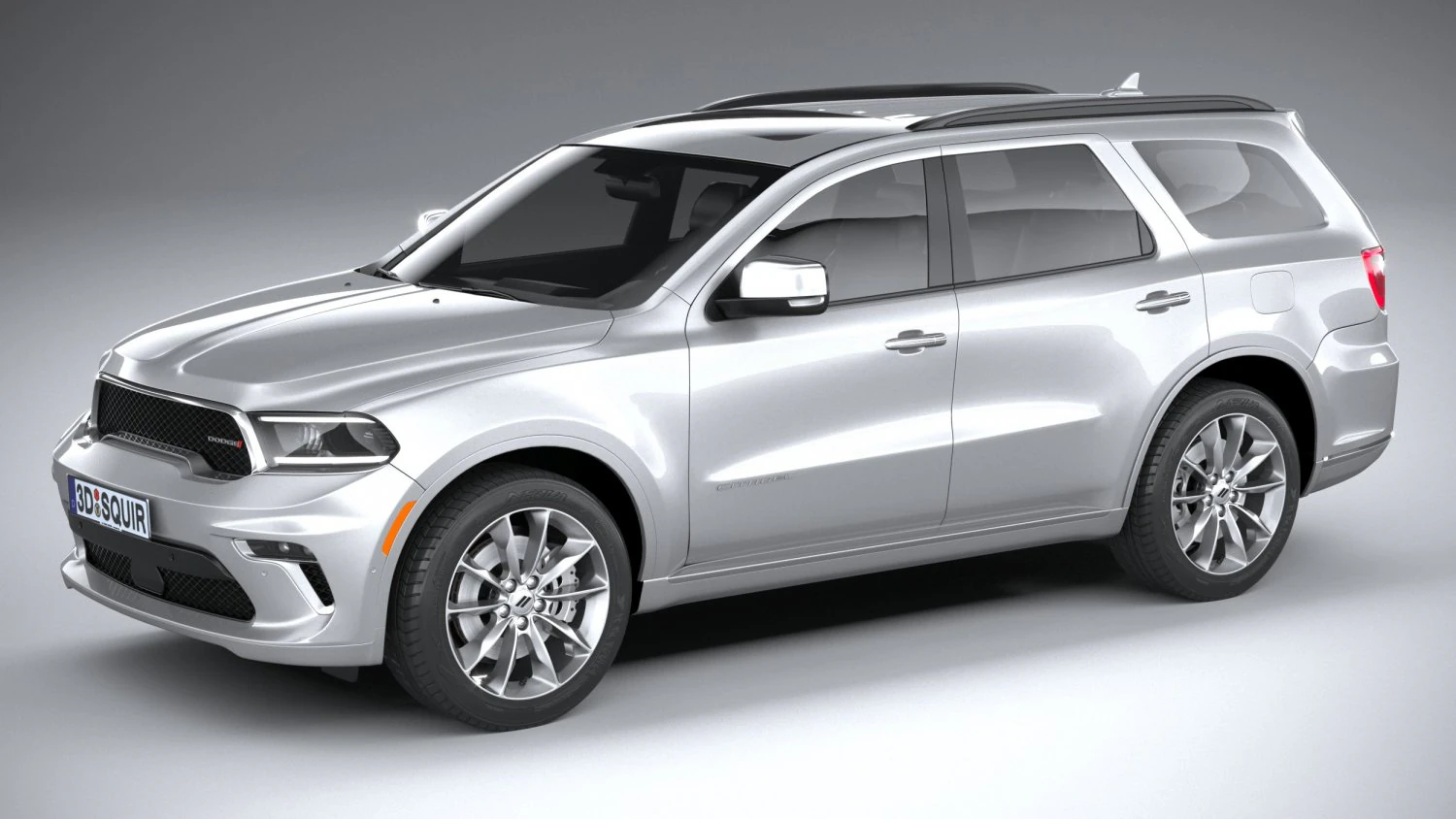 Dodge Durango 2021 3D Model .c4d .max .obj .3ds .fbx .stl .blend 