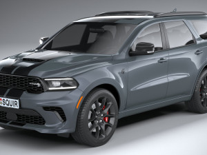Dodge Durango SRT Hellcat 2021 Modelo 3D