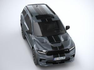 Dodge Durango SRT Hellcat 2021 Modelo 3D