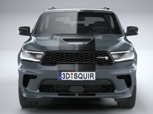 Dodge Durango SRT Hellcat 2021 Modelo 3D