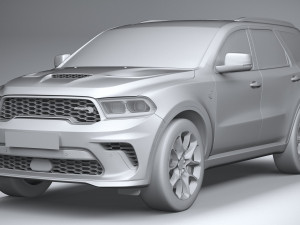 Dodge Durango SRT Hellcat 2021 Modelo 3D
