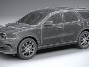 Dodge Durango SRT Hellcat 2021 Modelo 3D