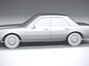Generic American Classic Sedan 1970 3D Model